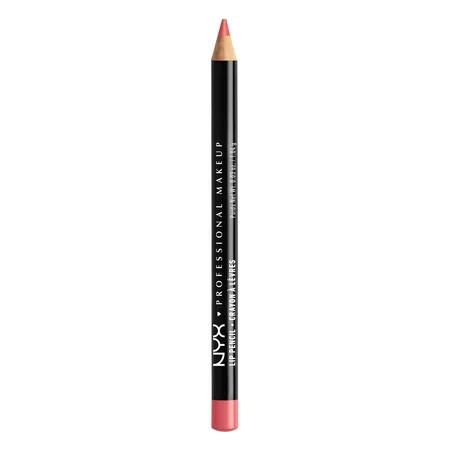NYX Professional Makeup Slim Lip Pencil, Long-Lasting Creamy Lip Liner, Hot Red, 0.035 oz | Walmart (US)