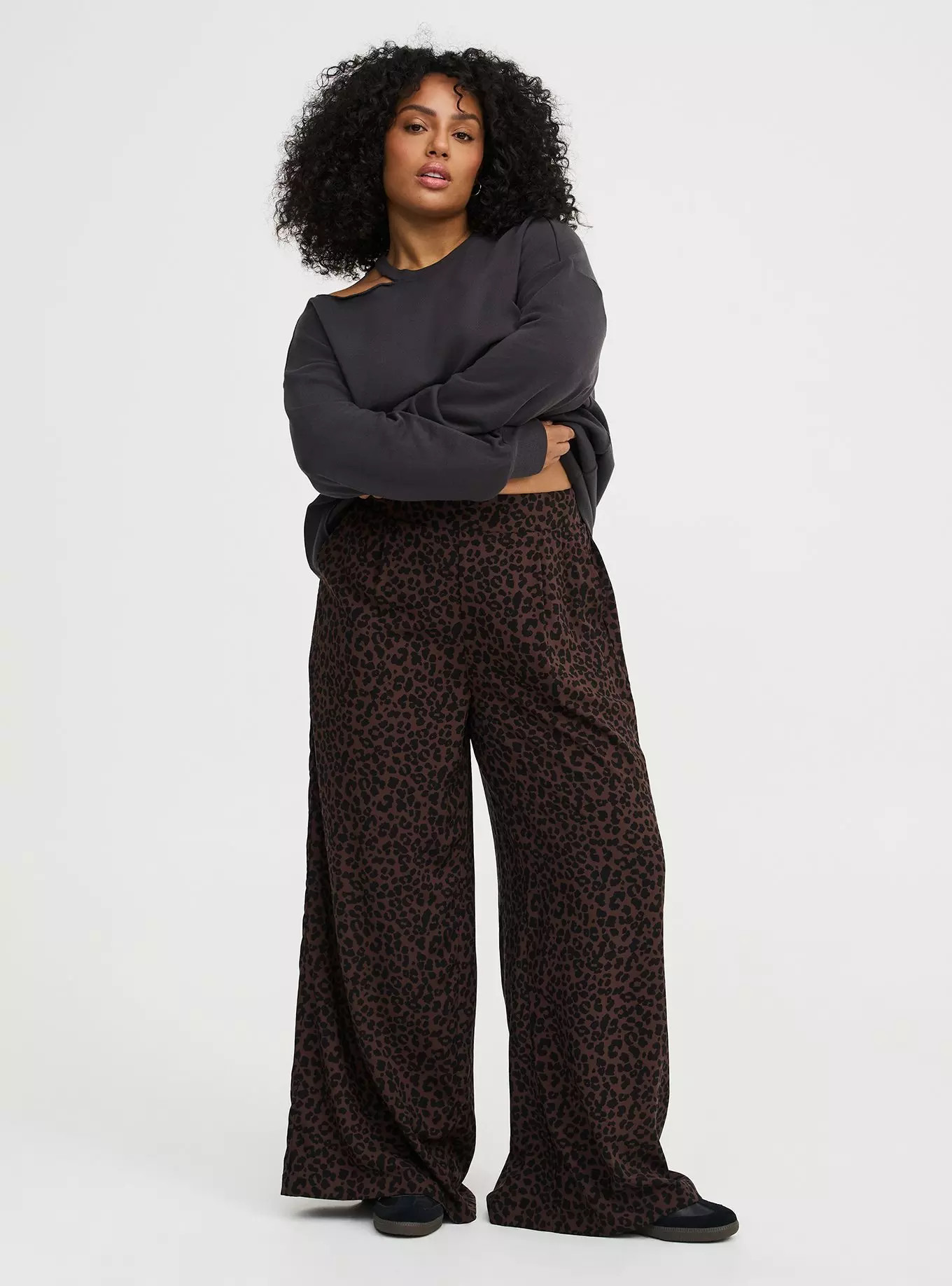 High-Rise Pull-On Wide-Leg Pant | Torrid (US & Canada)