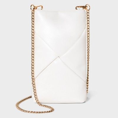 Cell Phone Crossbody Bag - A New Day™ Off-White | Target