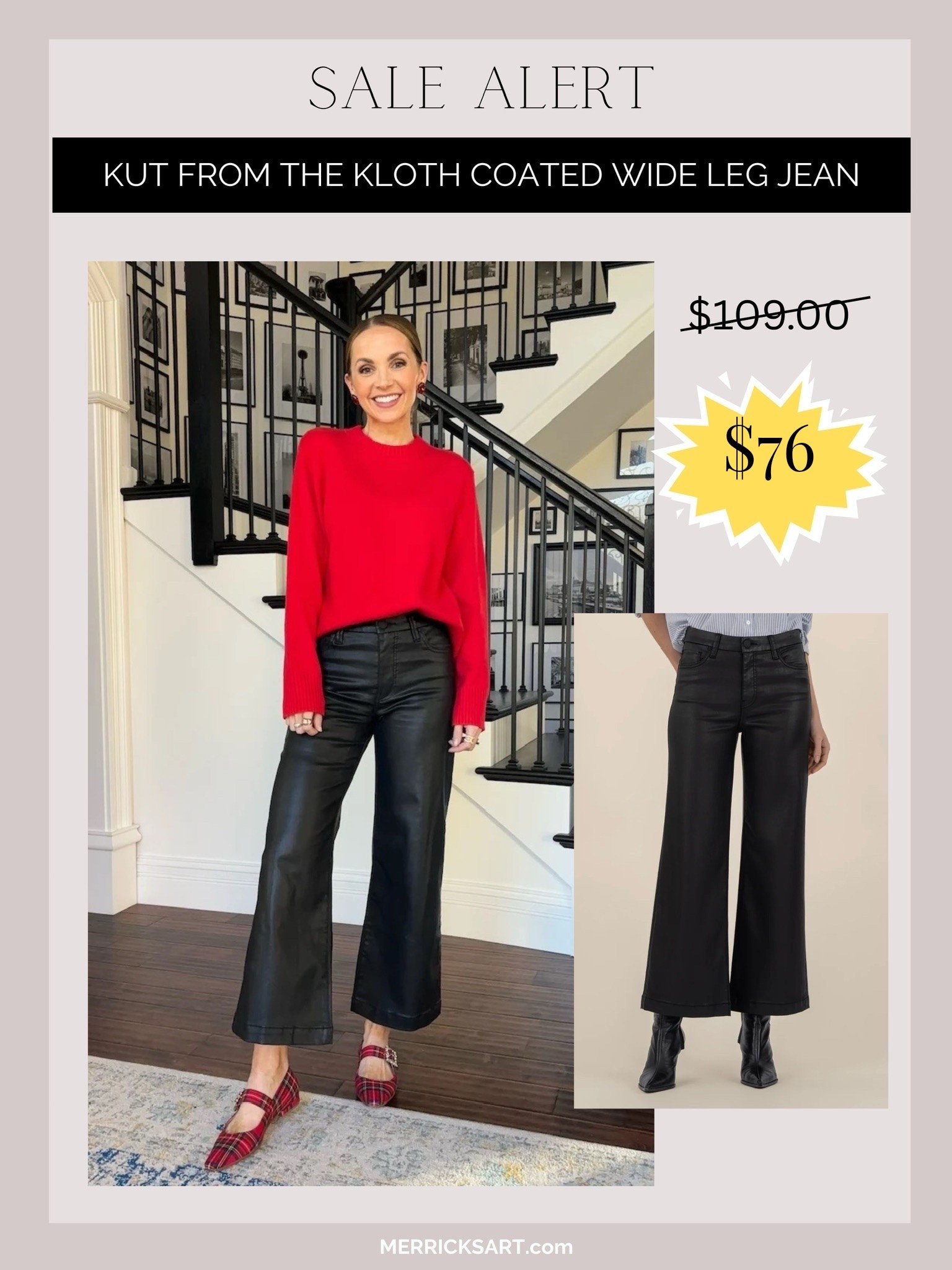 I bought these coated jeans last year and have worn them so may times! Get your trust size! 

#LTKootd #LTKFindsUnder100 #LTKSaleAlert