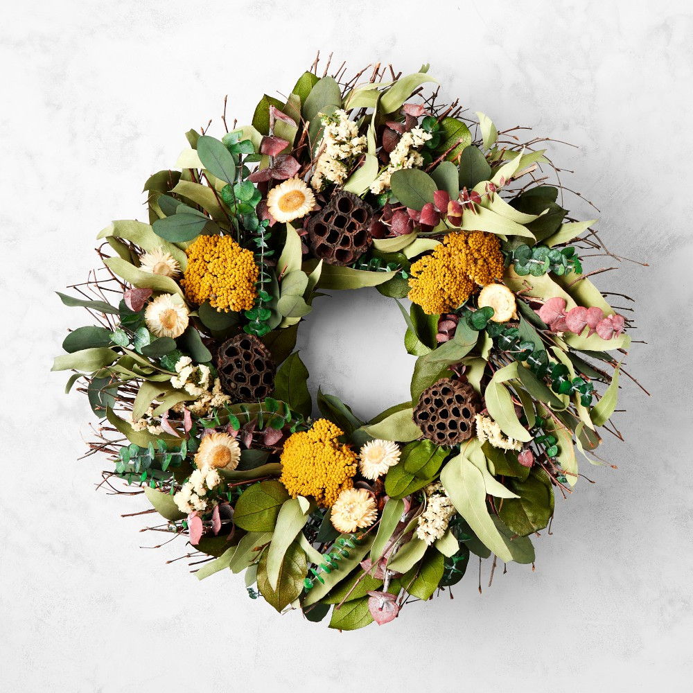 Harvest Sunflower Wreath | Williams-Sonoma
