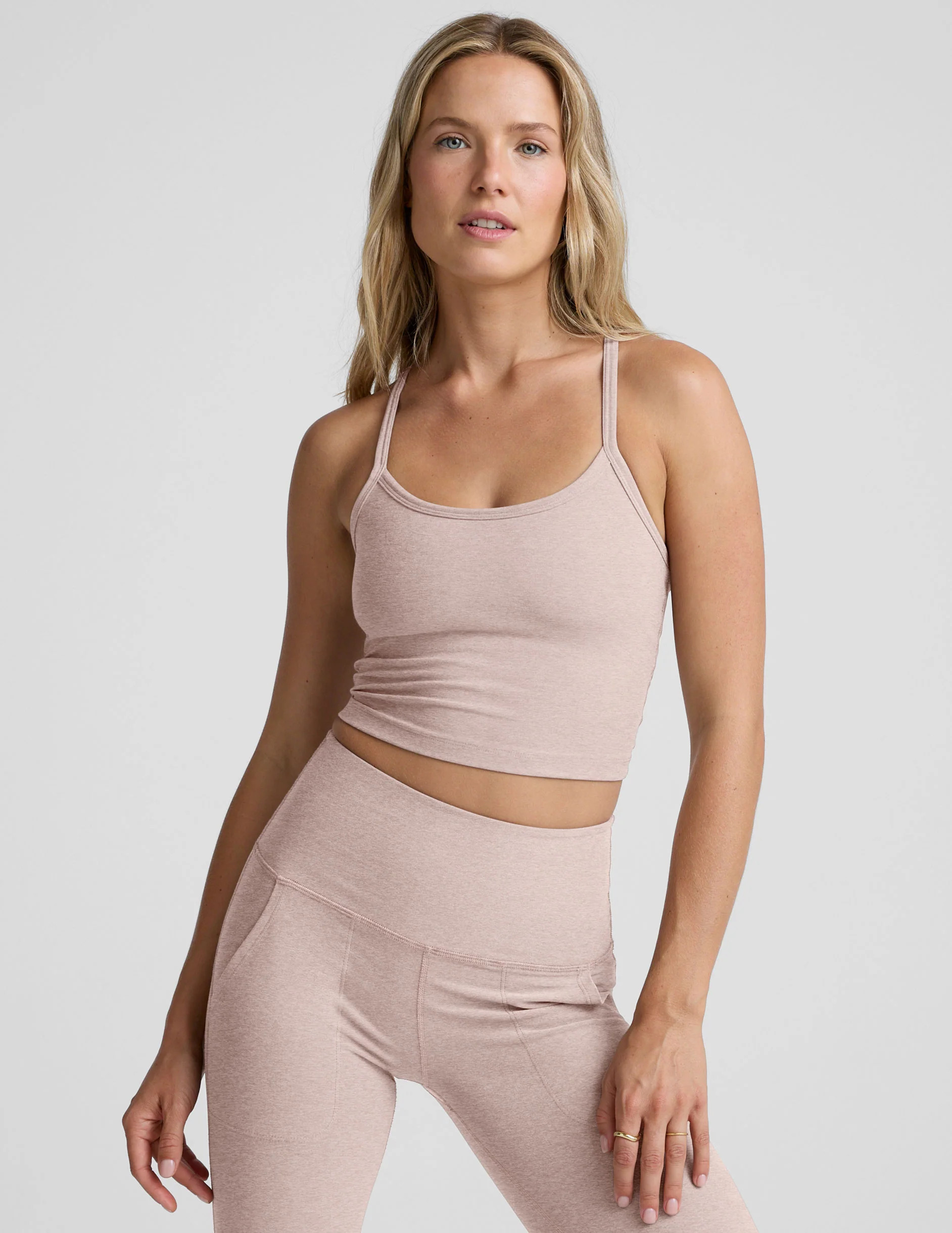 Spacedye Slim Racerback Cropped Tank | Beyond Yoga | Beyond Yoga