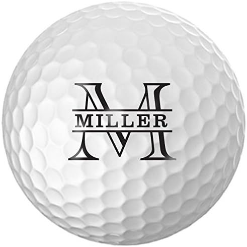 Personalized Name & Initial Golf Balls - Customize The Name and Initial (12 Balls) | Amazon (US)