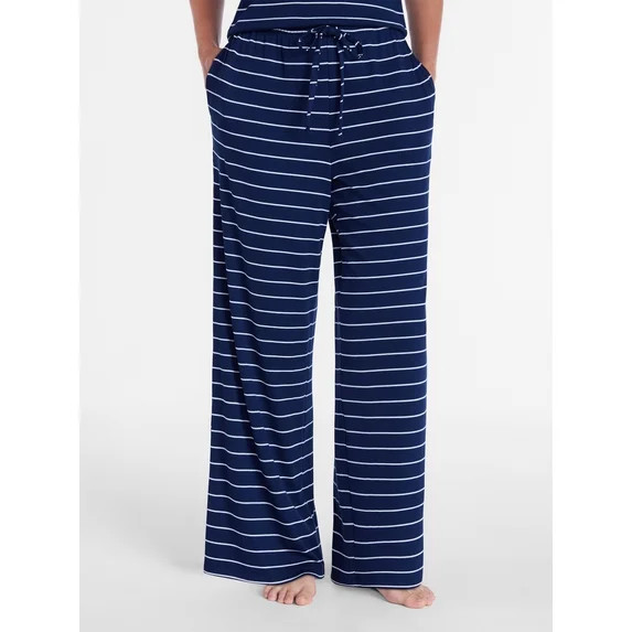 Joyspun Women’s Modal Blend Ribbed Sleep Pants, 29'' Inseam, Sizes XS-3X | Walmart (US)