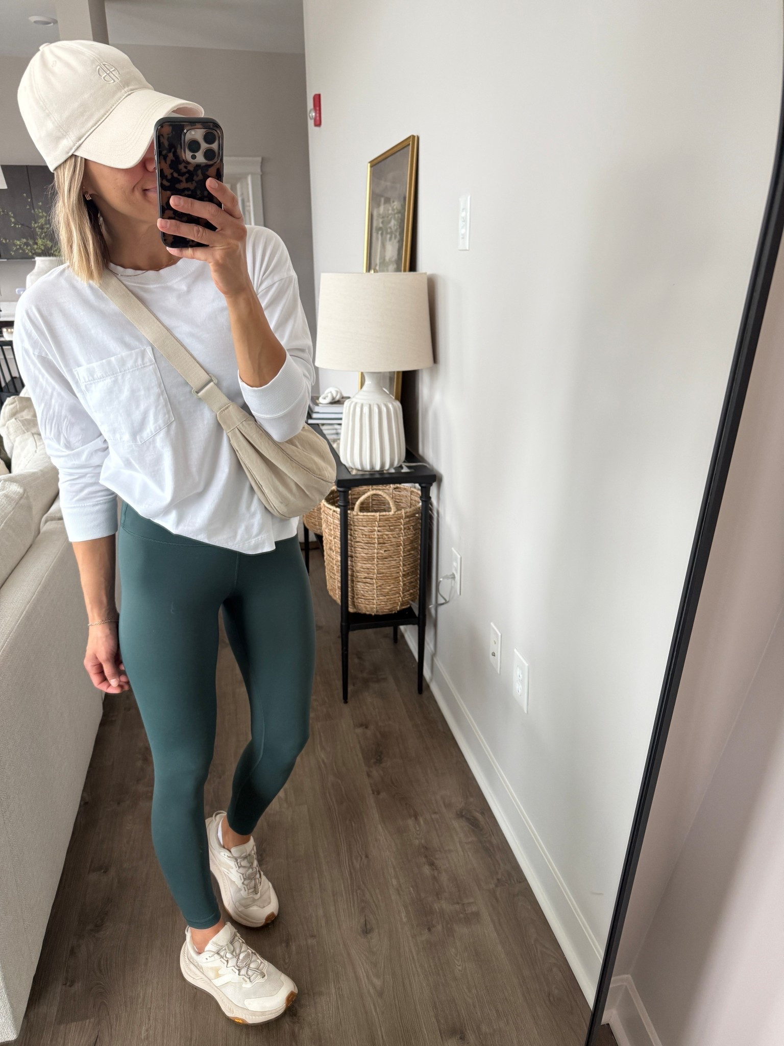 Wearing XS leggings, medium sports bra, small long sleeve tee, sneakers tts

#LTKActive #LTKFindsUnder50 #LTKOver40