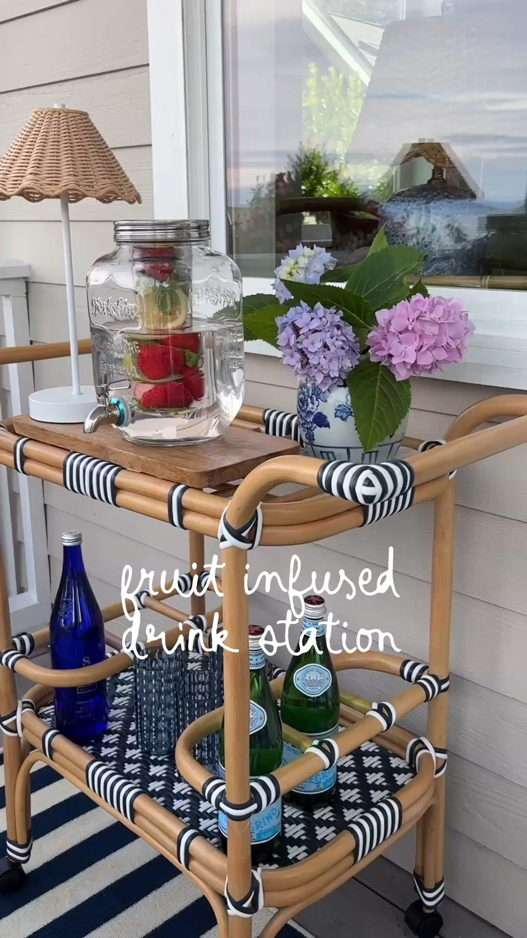 #ad Simple summer hosting idea: create a fruit-infused drink station! 🍋🍓

This drink dispenser from @Wayfair comes with both a fruit infuser and a separate ice tube, so you can keep drinks chilled without watering them down.

I styled mine on a charming cart with pretty glassware and a cordless lamp for an inviting setup that feels extra cozy.

#wishyouwerehere #outdoor #Wayfair #WayfairPartner

#LTKSaleAlert #LTKHome #LTKSeasonal