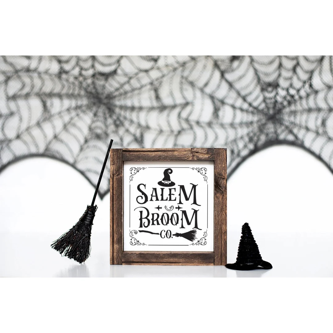 Halloween Decor Home Decor Indoor Wood Sign for Mantle Display or Shelf and Tiered Tray Decoratio... | Etsy (US)