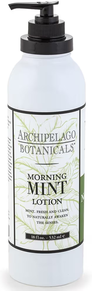 Archipelago Botanicals Morning Mint Lotion, Mint Moisturizing Body Lotion for Sensitive Skin, Par... | Amazon (US)