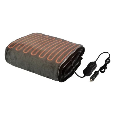 Stalwart 12V Heated Electric Blanket for Car, Truck, or RV - Car Must Haves & Tailgating Essentials | Wayfair North America