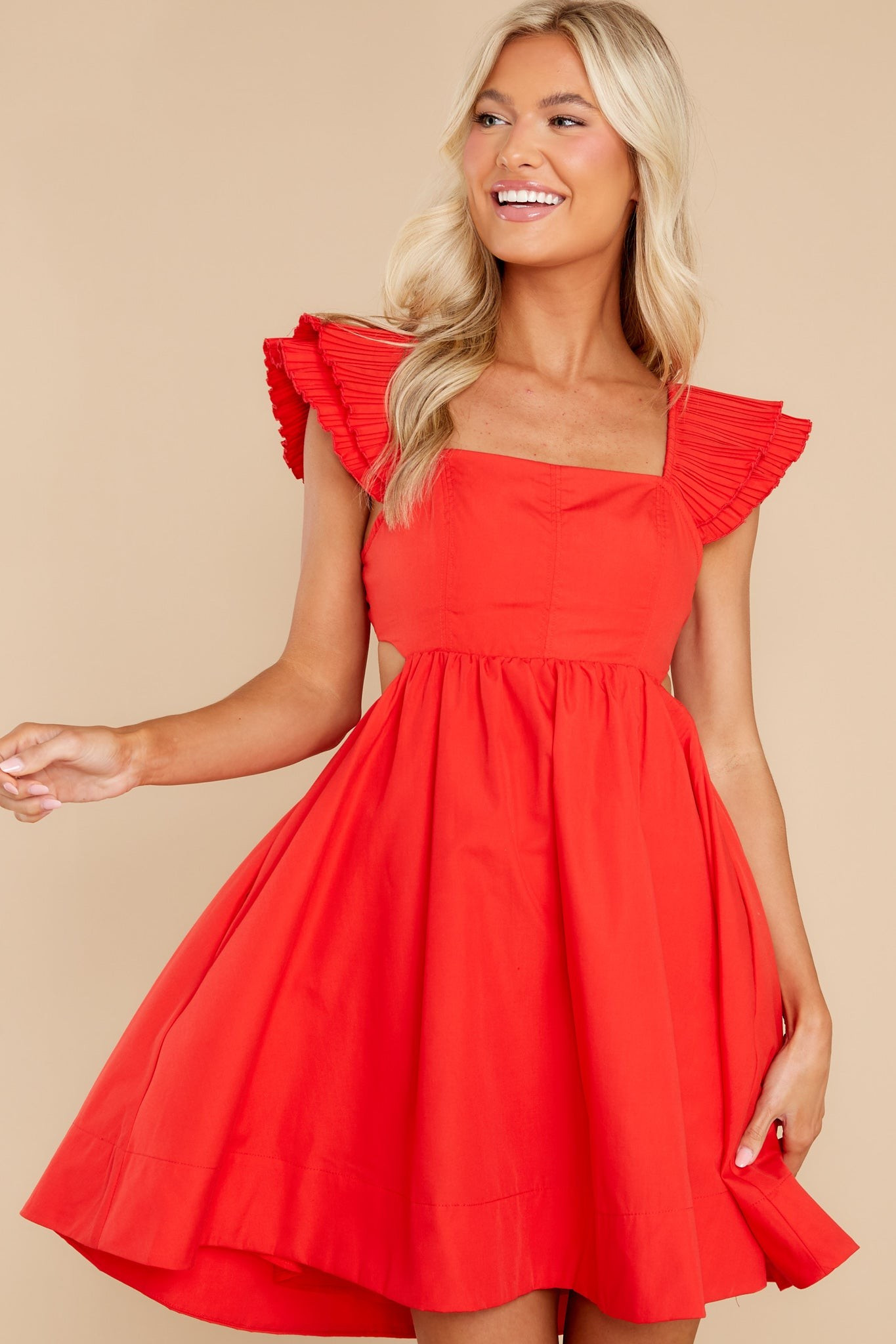 Open Hearted Confession Red Dress | Red Dress 