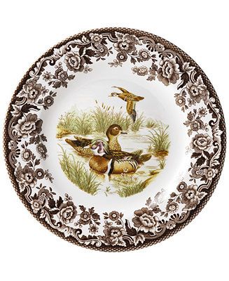 Spode Woodland by Wood Duck Dinner Plate - Macy's | Macy's