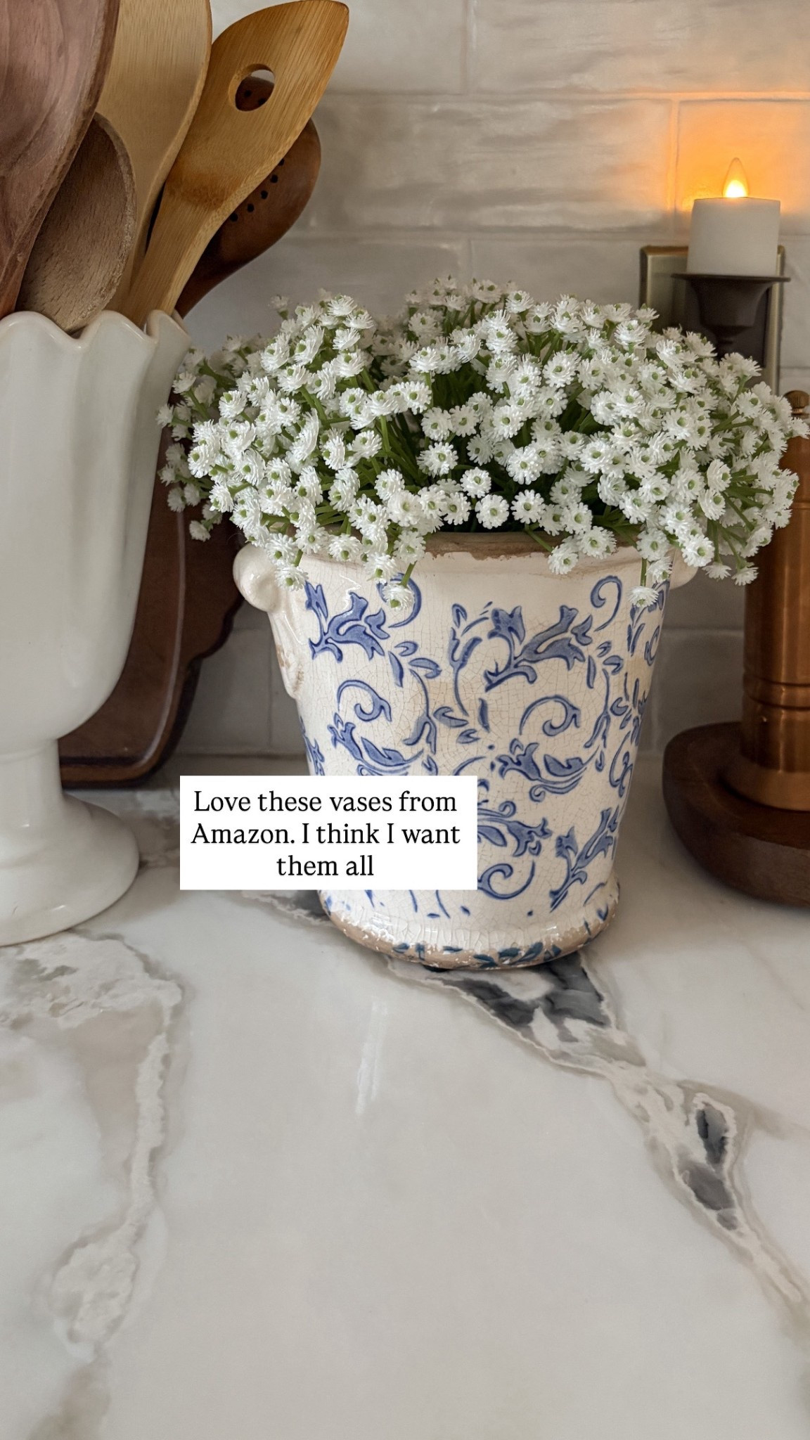 The cutest little “vintage” vases from Amazon. They come in multiple shapes and colors. I think I need to get a few more 

Amazon home, vintage inspired planters, vintage vases, blue and white decor, cottage core 

#LTKHome #LTKSeasonal #LTKSaleAlert