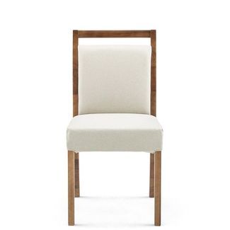 Set of 2 Wood Frame Upholstered Dining Chairs - Herval | Target