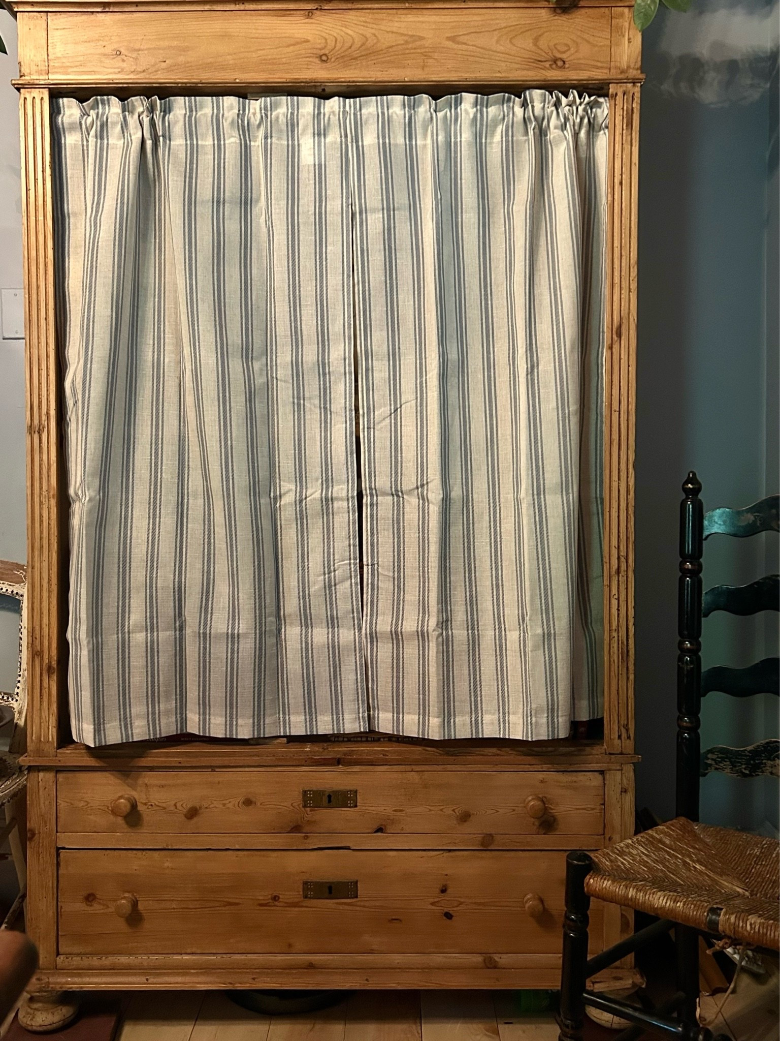 Linen curtains for my pine wardrobe

#LTKHome #LTKSaleAlert #LTKmomlife