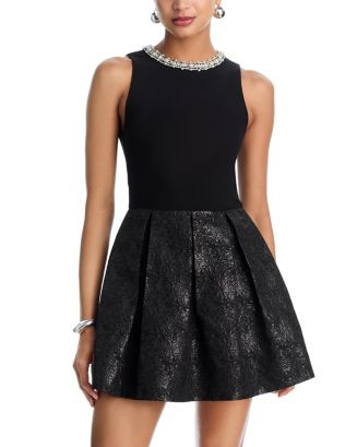 Alice and Olivia Chara Embellished Mini Dress | Bloomingdale's Alice + Olivia | Bloomingdale's (AU)
