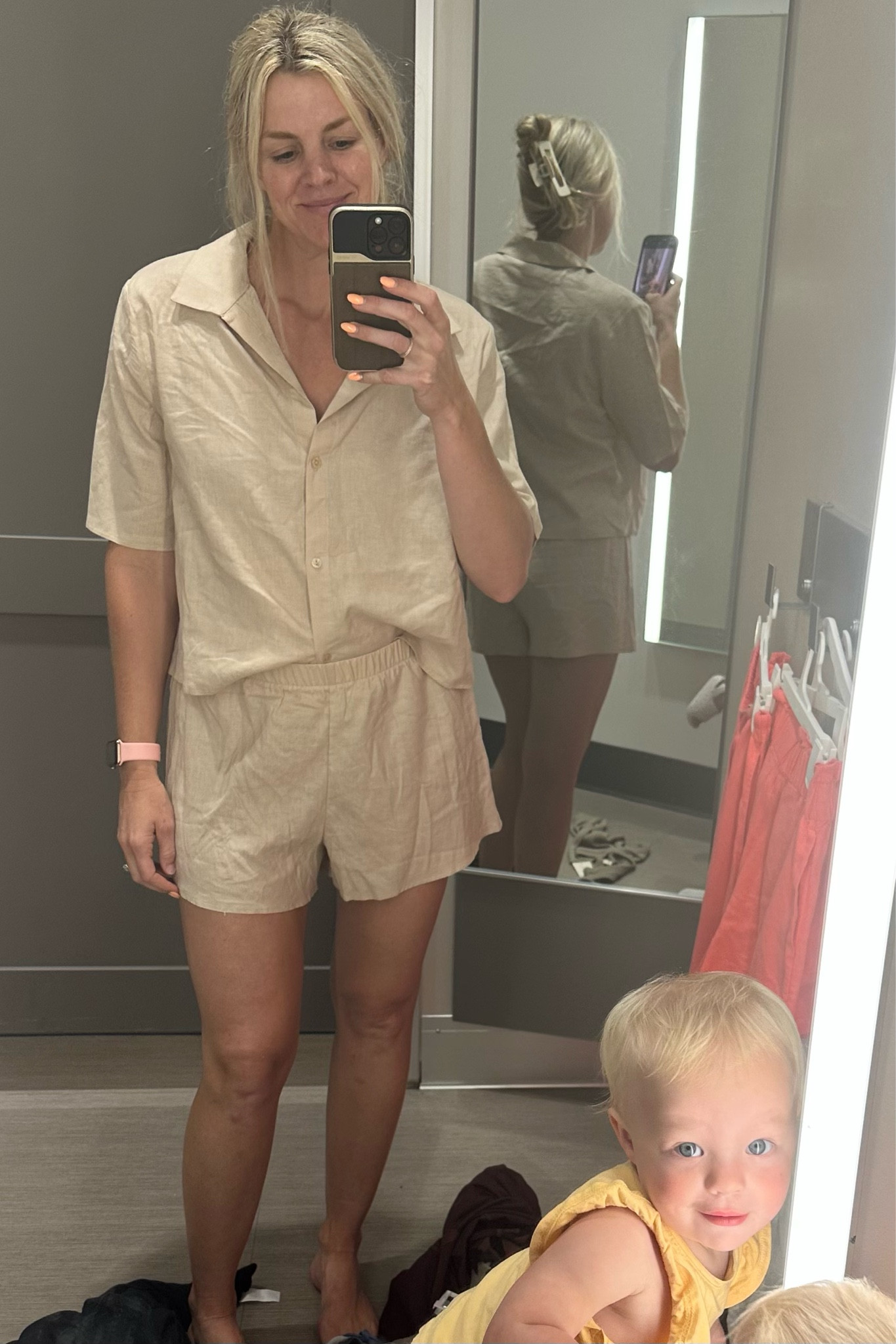 Cutest linen set I found at target in the coverup section but not see through at all!! 

#LTKSwim #LTKTravel