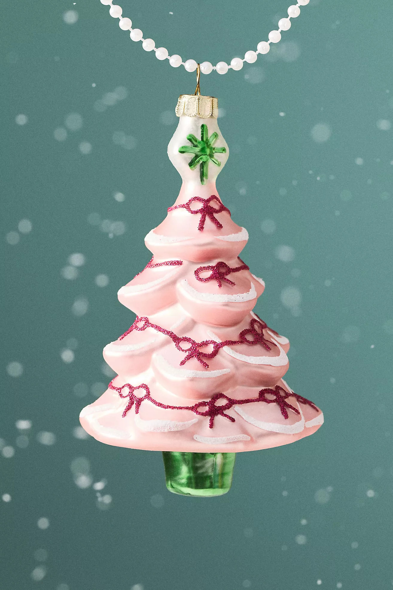 Blush Bow Tree Ornament | Anthropologie (US)