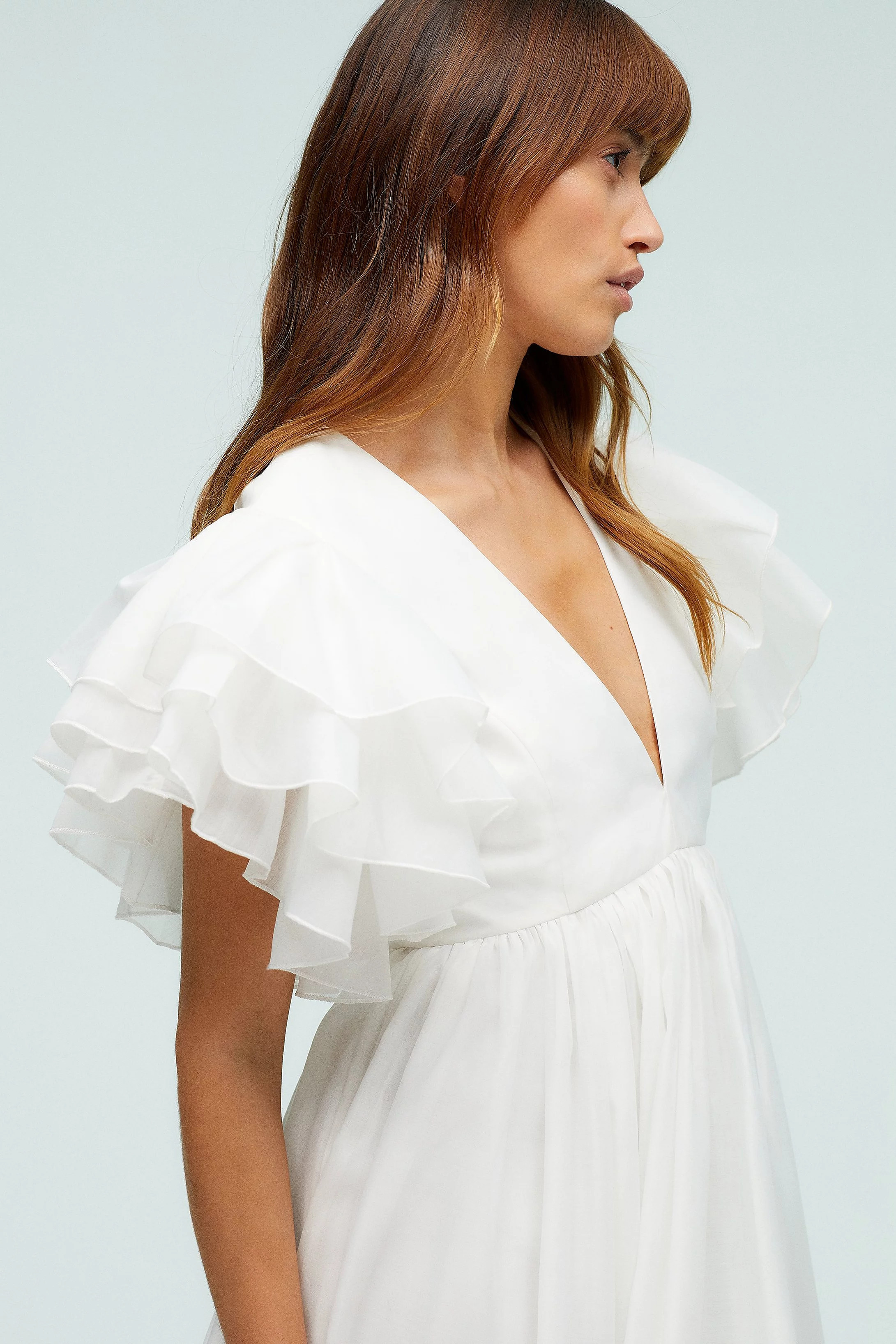 Ivory Mega Ruffle Full Skirted Dress | Coast UK & IE