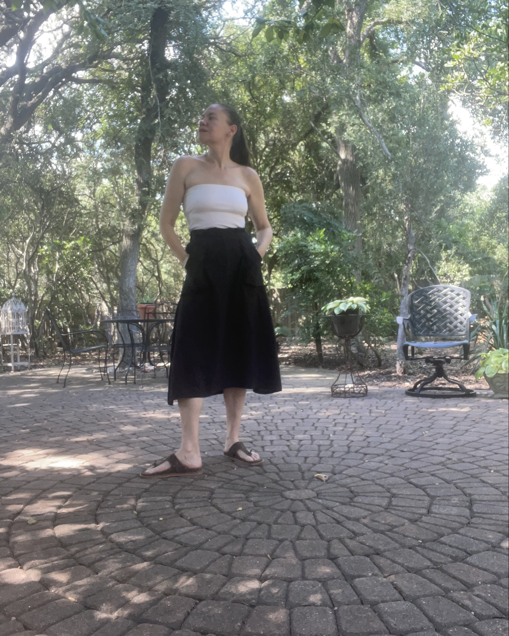 Perfect pockets and the chicest new go to- this utility skirt (not the summer heat!) #investmentpiece 

#LTKSeasonal #LTKStyleTip #LTKOver40