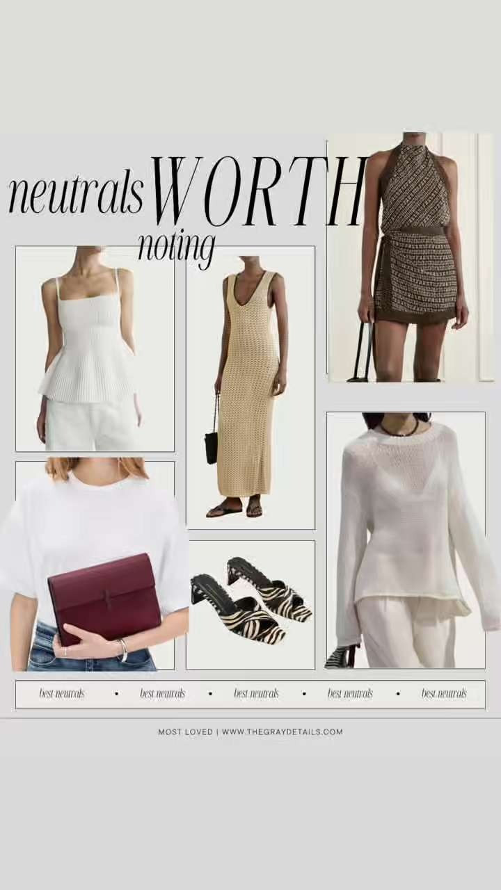 If I were restarting my wardrobe, these are pieces I'd consider. Sharing a roundup of neutrals worth noting. From blouses, shoes, bags, dresses, and more. 

 #LTKgrwm #LTKootd #LTKSeasonal