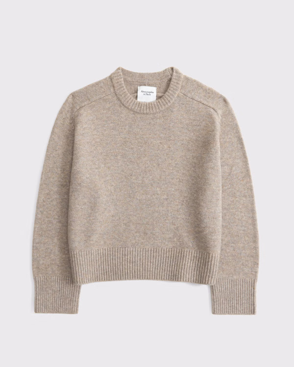 Women's The A&F Madeline Crew Sweater | Women's New Arrivals | Abercrombie.com | Abercrombie & Fitch (US)