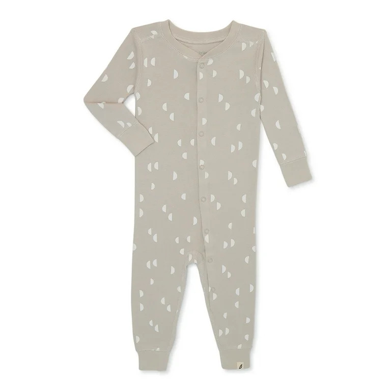 easy-peasy Toddler Unisex Organic One-Piece Pajamas Sleeper, Sizes 12M-24M | Walmart (US)