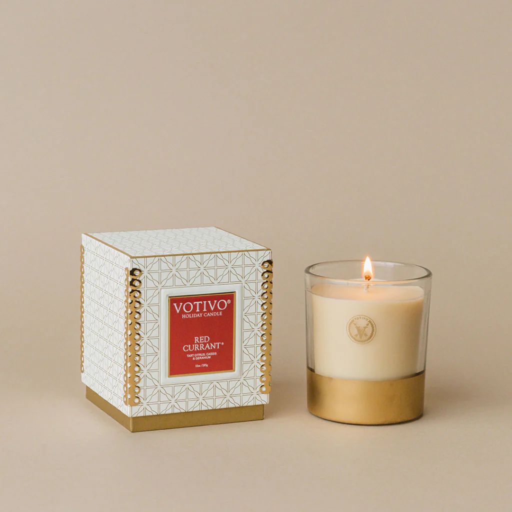 Holiday 10oz Candle-Red Currant | Votivo