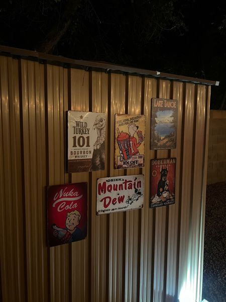 decorate your shed with cute vintage metal signs! Just add magnets


for exposure:
outdoor decor, summer, fun backyard ideas, metal signs, vintage, temu, cheap

#LTKfindsunder50