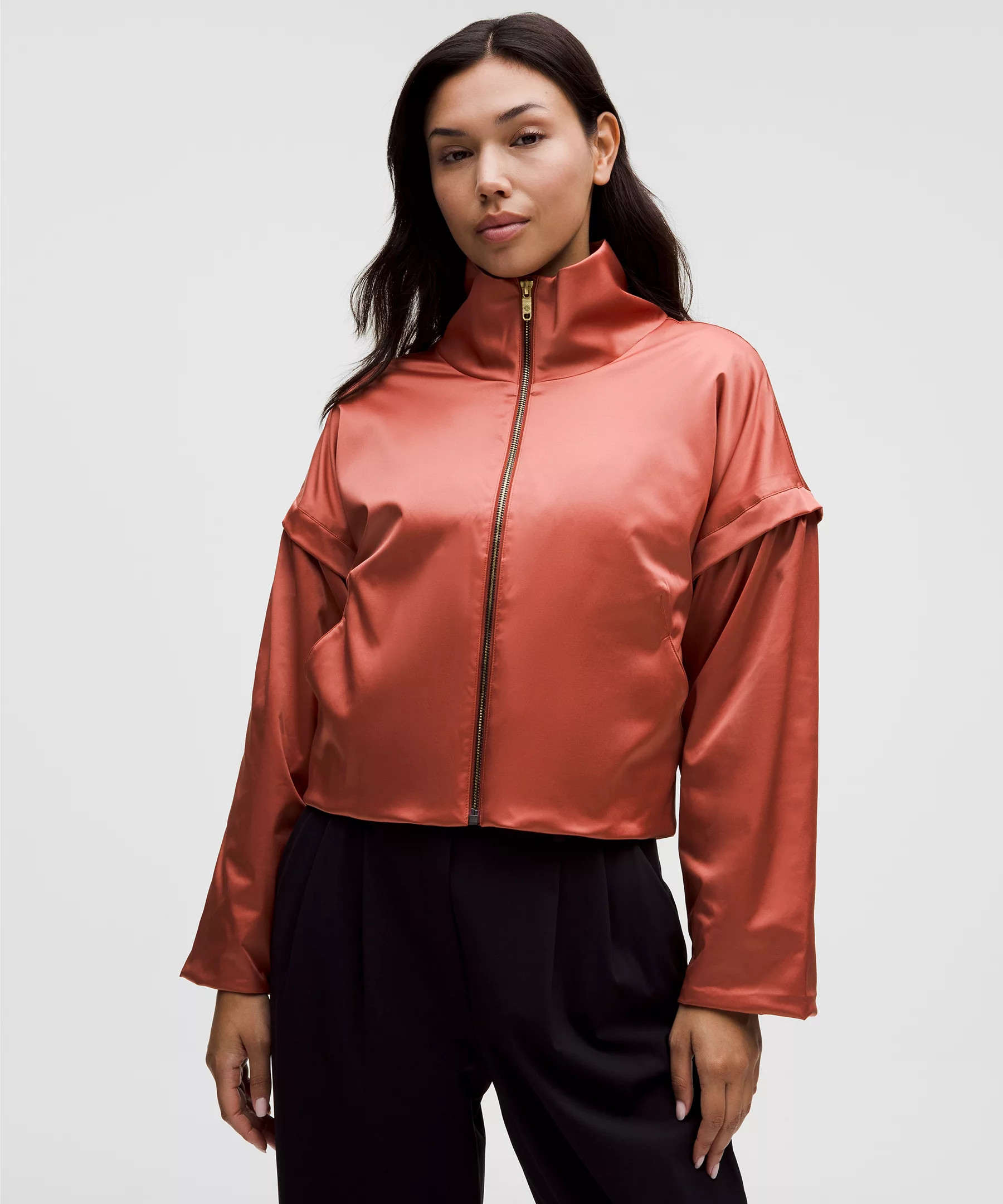 Lunar New Year Satin Balloon-Sleeve Jacket | Lululemon (US)