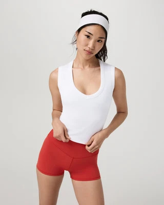 Vuori Everyday Cotton Stretch Tank Top | White | XXS | Vuori Clothing (US & Canada)