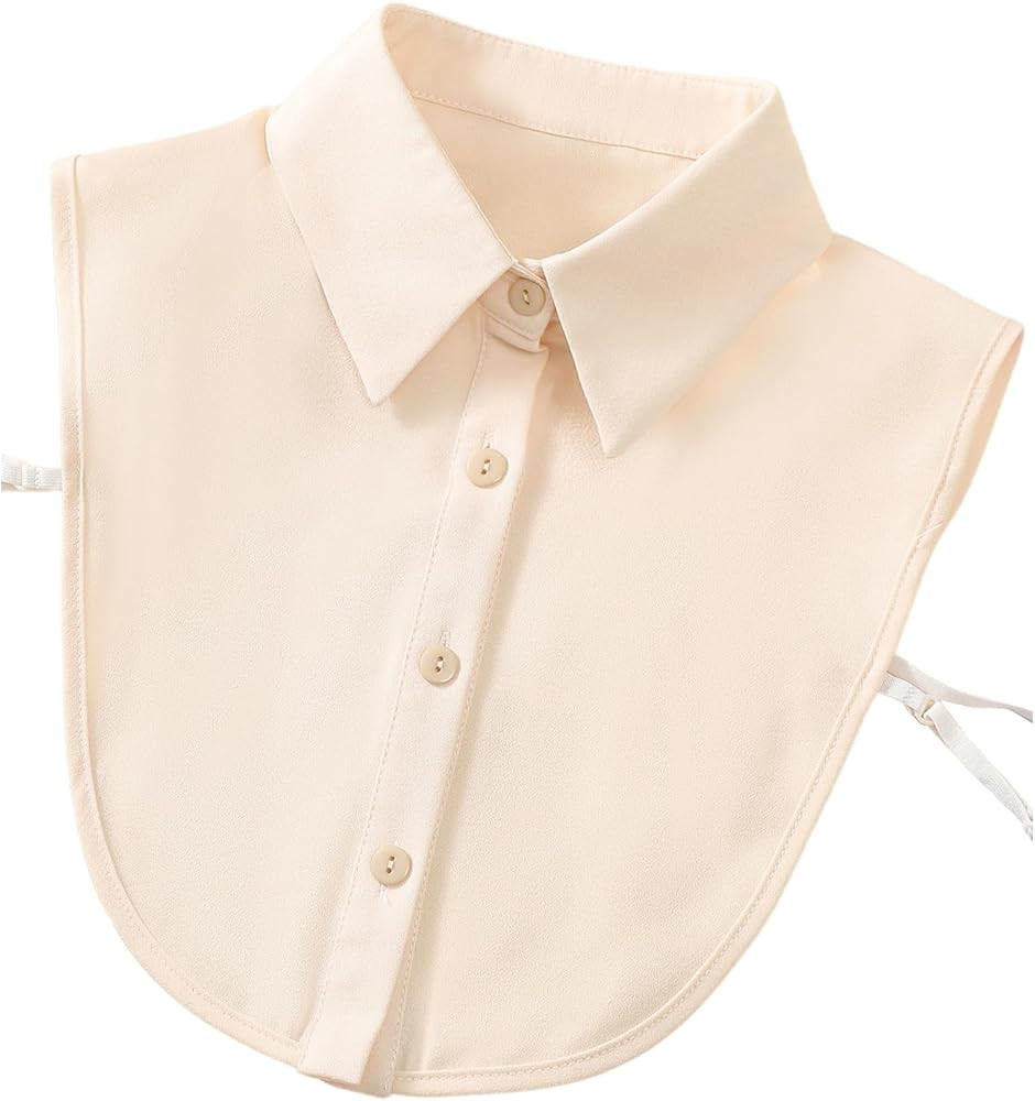 Verdusa Women's Fake Collar Detachable Dickey Collar Half Shirts Blouse | Amazon (US)