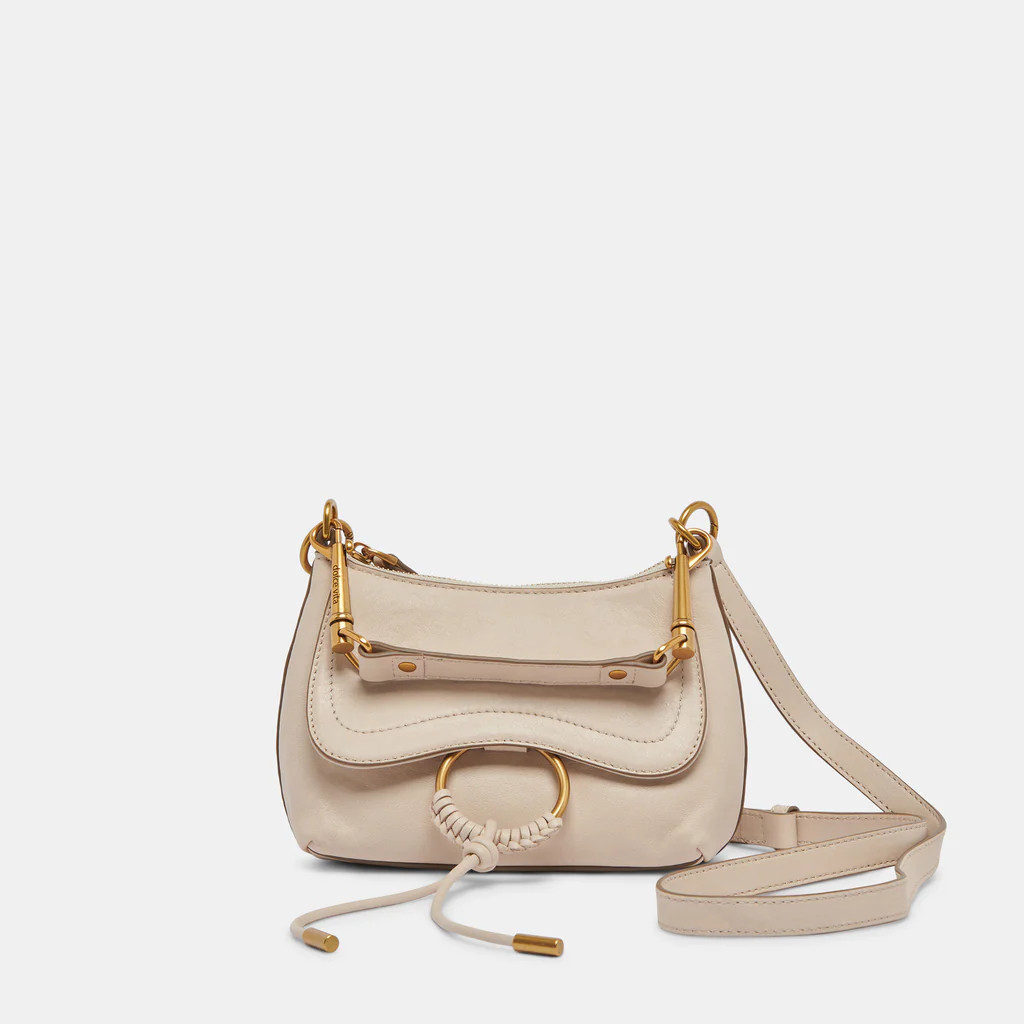 JOLENE CROSSBODY SAND LEATHER | DolceVita.com
