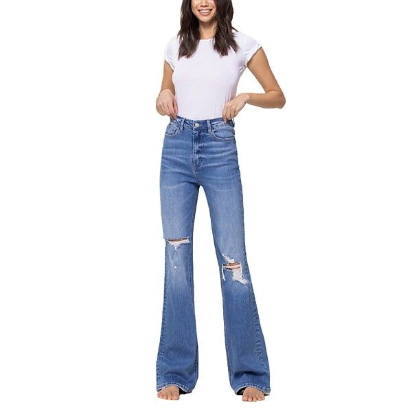 Women's Flying Monkey Summer Time 90's Vintage Flare Relaxed Fit Wide Leg Jeans | Scheels