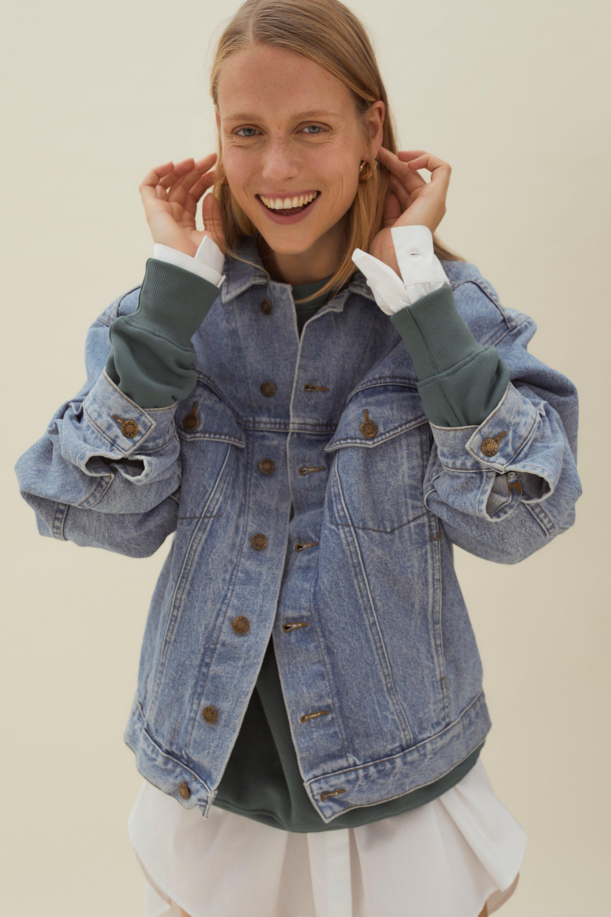 Vintage Oversized Button Down Denim Jacket | Nasty Gal (US)