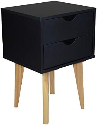 Mid Century Modern Nightstand – MDP Bedside Table Night Stand – Premium Quality Wood – Avai... | Amazon (US)