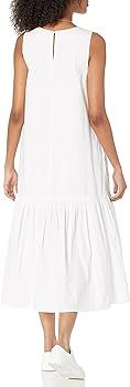 The Drop Women's Ilana Loose Sleeveless Wide-Hem Poplin Maxi Dress | Amazon (US)