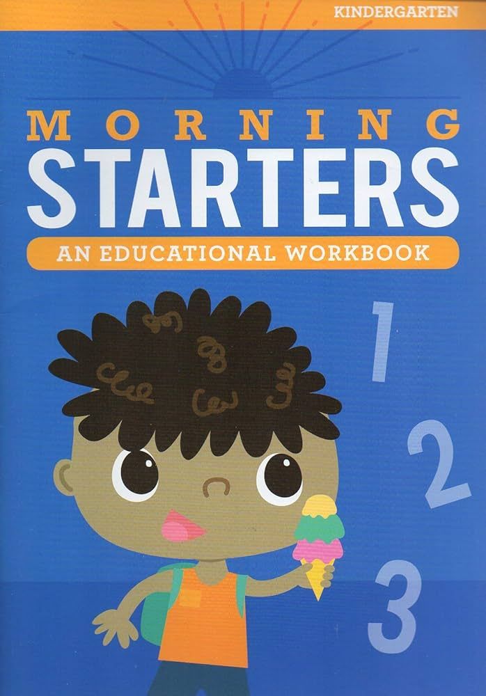 Kindergarten - Morning Starters Educational Workbooks | Amazon (US)