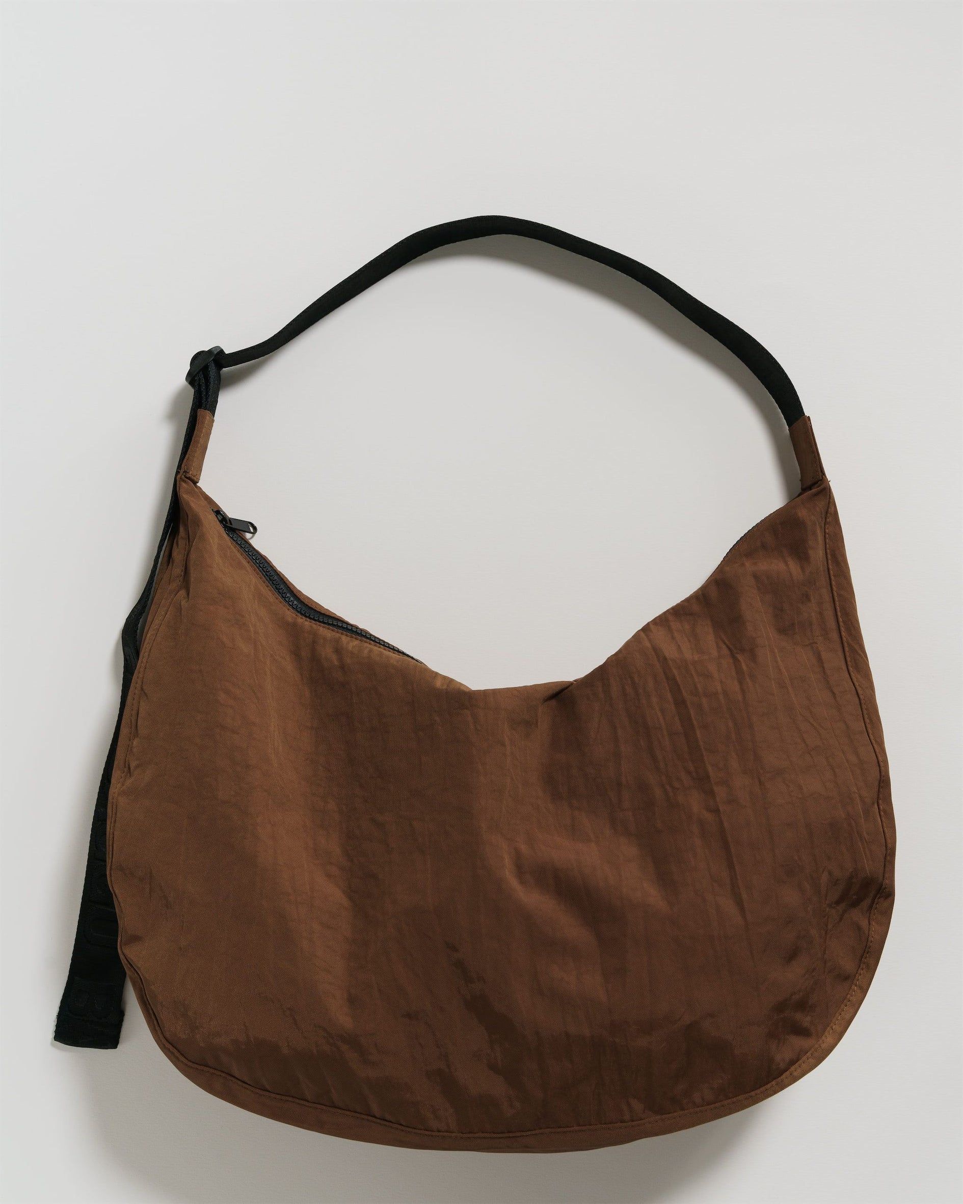 Large Nylon Crescent Bag : Brown - Baggu | BAGGU