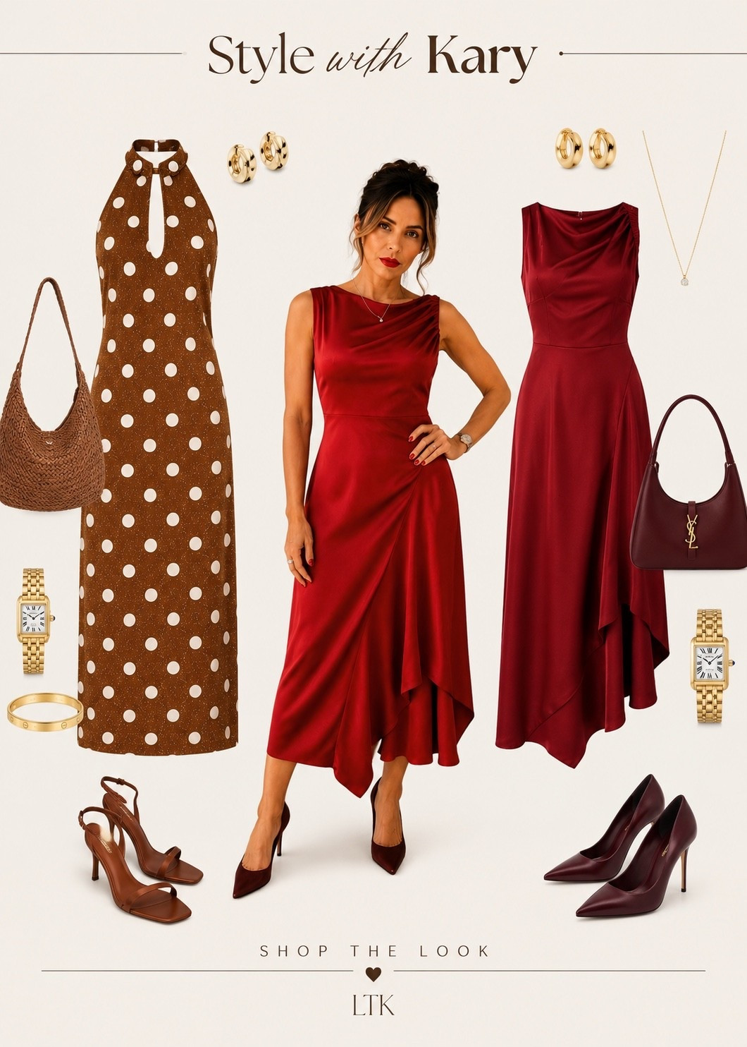 Two dresses. Two moods. One timeless style. ❤️🤎

Whether you’re dressing for a romantic dinner or a special event, these Mango dresses are effortlessly elegant and worth adding to your wardrobe.

Which one would you wear first?
🤎 Polka dot or ❤️ Red?


#StyleWithKary #LTKStyle #MangoStyle #MangoDress #ElegantStyle #CapsuleWardrobe #FashionOver40 #ClassicStyle #OutfitInspiration #WearItLoveIt #EffortlessStyle #ShopMyLook #NeutralStyle #ChicFashion #SummerStyl