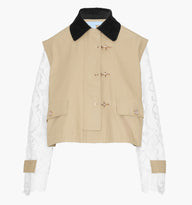 The Clarisse Jacket - Olive Canvas | Hill House Home US