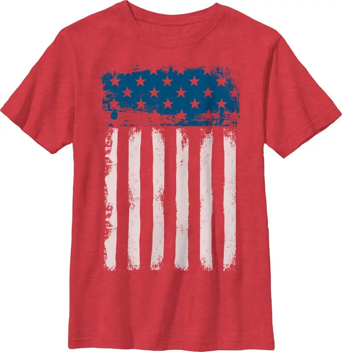 Boy's Lost Gods Fourth of July  Streak American Flag  Graphic T-Shirt | Nordstrom