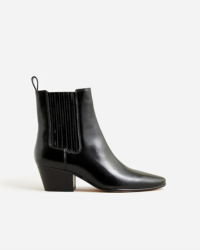 Piper ankle boots in leather | J. Crew US