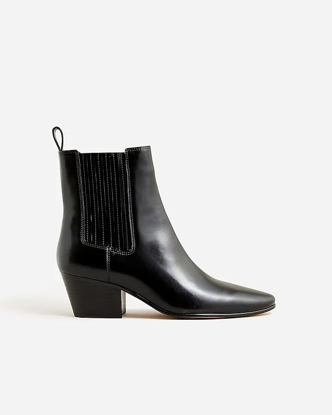 Piper ankle boots in leather | J.Crew US