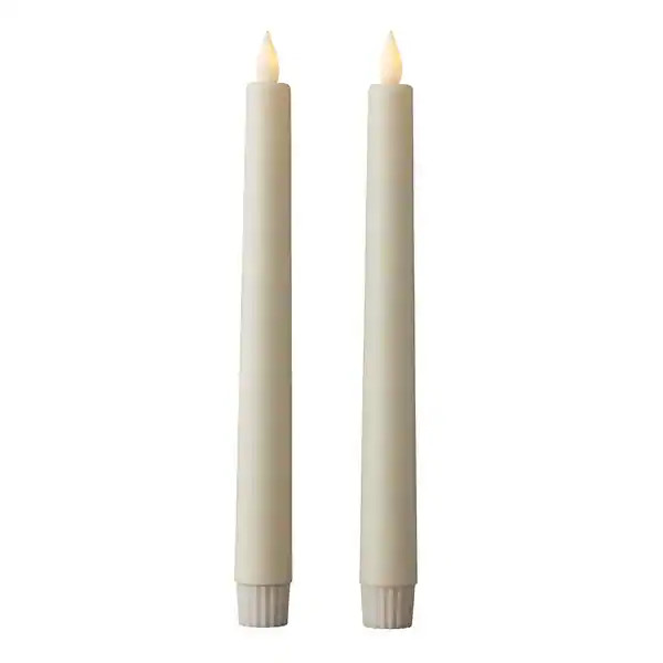 Classic Motion Flameless Taper Candle 1 x 9.75 Ivory | Bed Bath & Beyond
