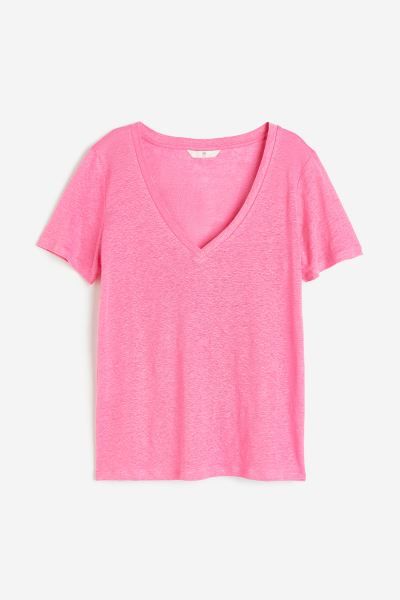 Linen T-shirt | H&M (US + CA)