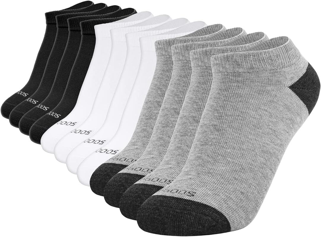 Abboos Ankle Socks for Women 6 Pairs Cozy Cotton Socks Low Cut Womens Athletic Casual No Show Soc... | Amazon (US)