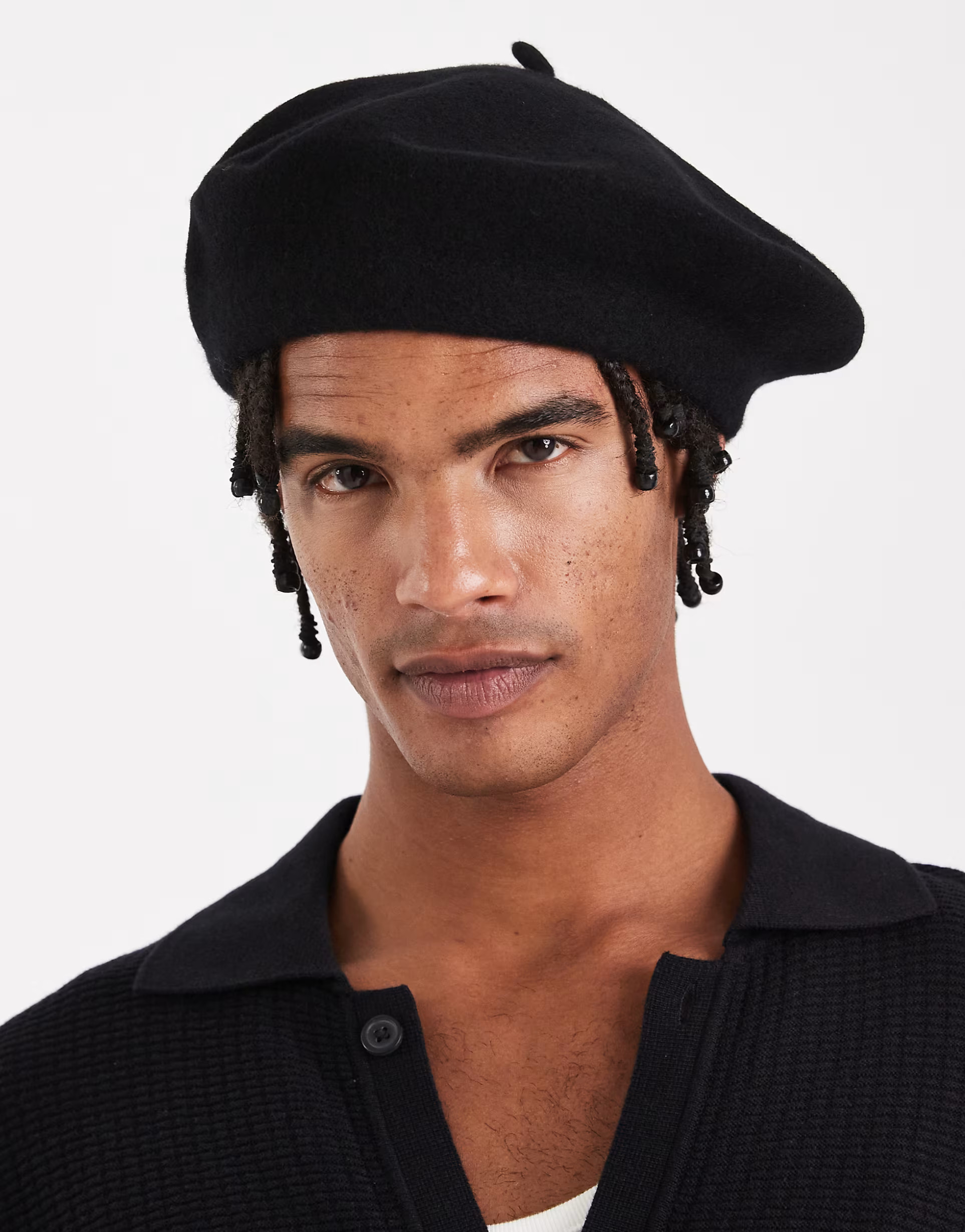ASOS DESIGN - Béret en laine - Noir | ASOS (Global)