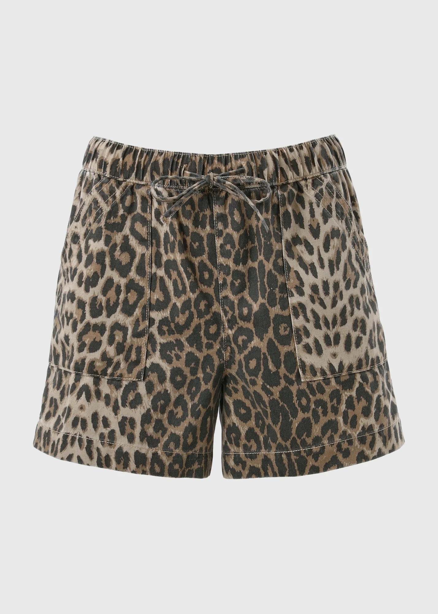 Brown Leopard Print Comfort Utility Shorts | Matalan (UK)