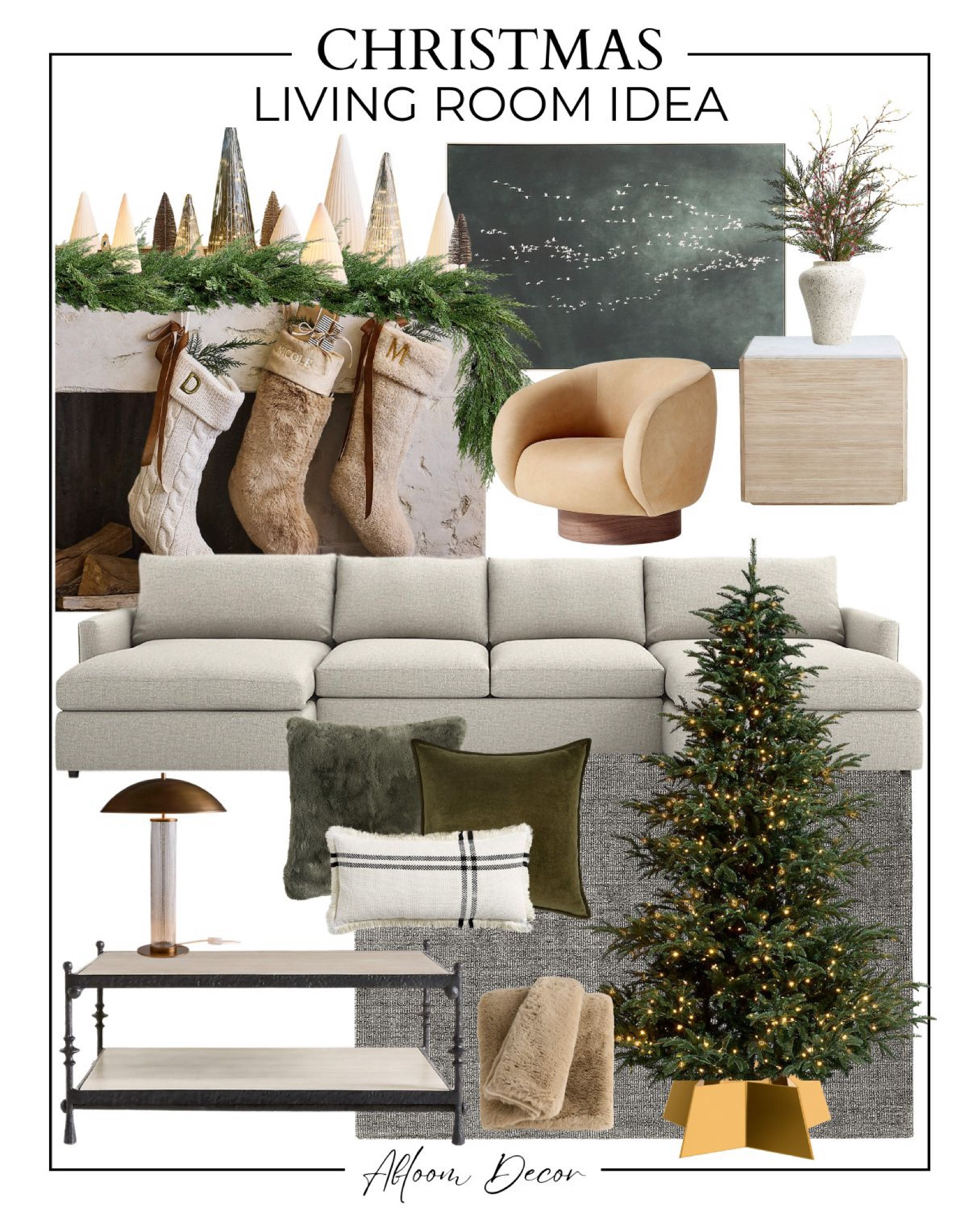 Christmas living room idea from Crate & Barrel!

#LTKHome #LTKHoliday #LTKSeasonal