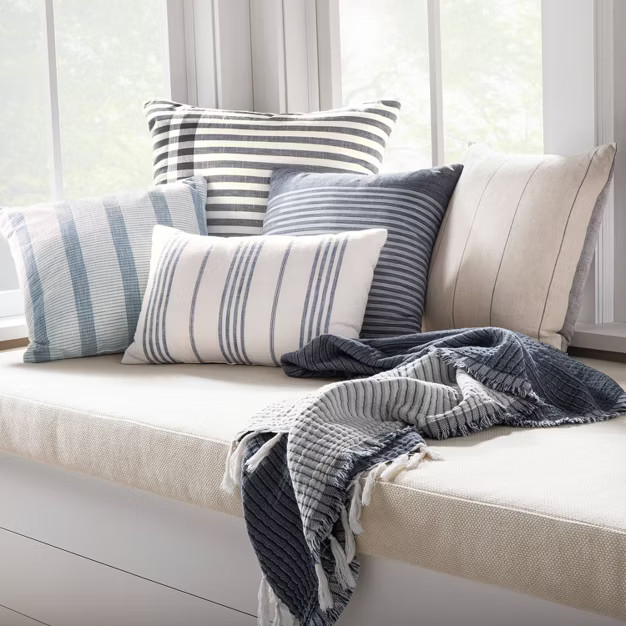 Delicate Stripe Throw Pillow - Hearth & Hand™ with Magnolia | Target